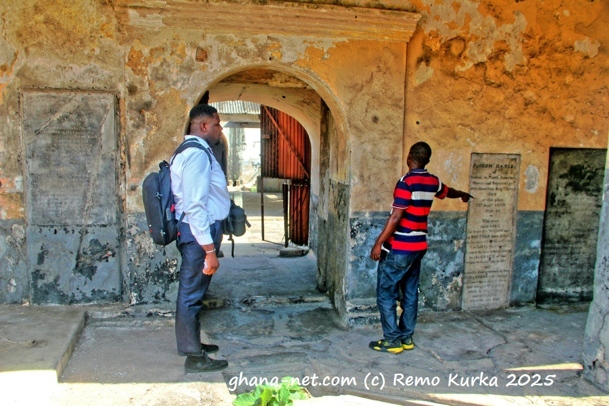 The Hidden Graves of James Fort, colonial graves Ghana, slave trade heritage, Jamestown Accra history,  phoography by Remo Kurka 2025